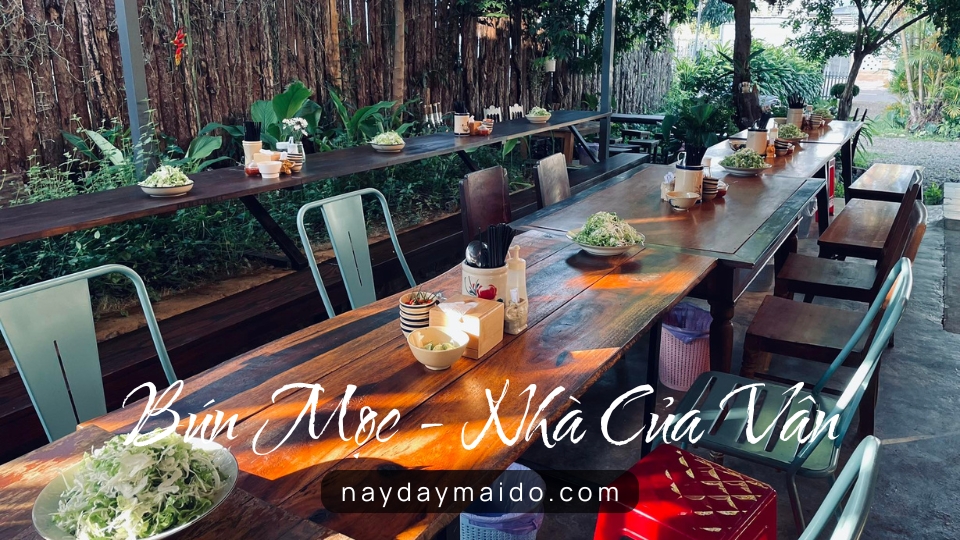 Không gian Bún mọc nhà của Vân