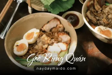 Góc Riêng Quán Quán Mì Tươi & Không Gian Mộc Mạc Giữa Phố