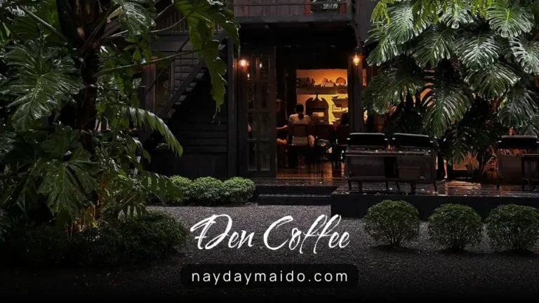 Không gian quán Đen Coffee Bảo Lộc